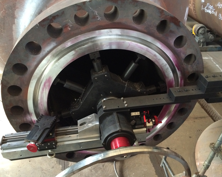 XXXC1000法兰密封面在线修复机