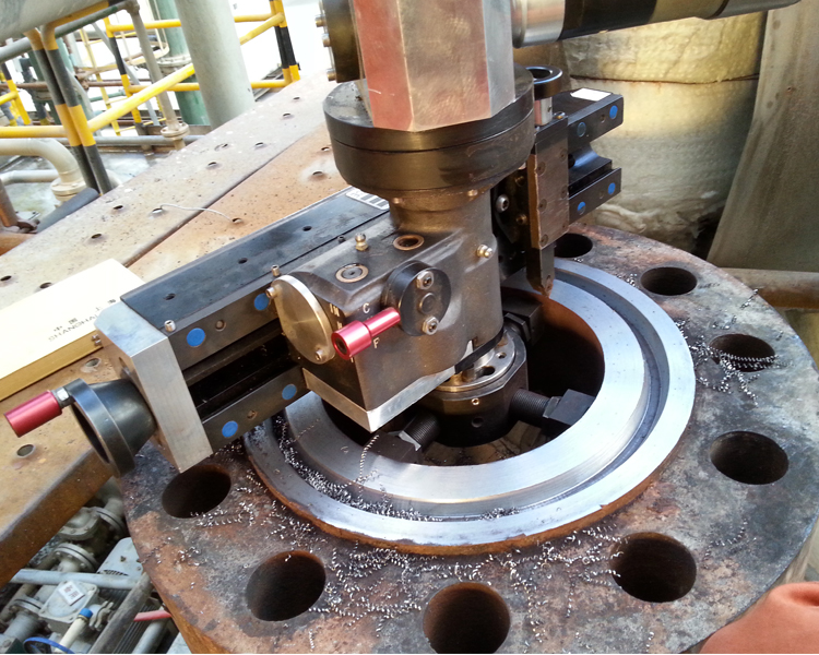 XXXC600法兰密封面在线修复机